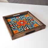 Aberto Design Poslužavnik REF053 35 x 35 x 4 cm, Šareni | ePonuda.com