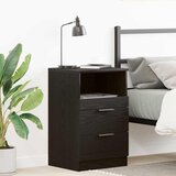  Noćni ormar Crni hrast 40 x 35 x 65 cm Konstruirano drvo | Eponuda.com