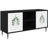  ormar HANAU 102 x 33 x 51 cm Crni hrast Konstruirano drvo | shoptok.hr