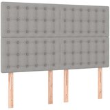  Krevet s oprugama i madracem svjetlosivi 140x190 cm od tkanine | shoptok.hr