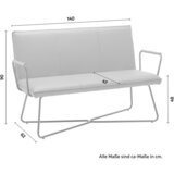 Bessagi Home Klop Bosco, Sivorjava, Videz Usnja | Shoptok.si