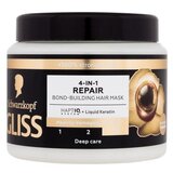 Schwarzkopf Gliss Repair 4-in-1 Hair Mask dubinski hranjiva maska za jako oštećenu i suhu kosu 400 ml za ženske | shoptok.hr