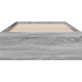  Okvir kreveta s ladicama siva boja hrasta 90 x 190 cm drveni | shoptok.hr