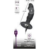 Black Velvets black velvet - vibrator za penis z možnostjo polnjenja (črn) | Shoptok.si