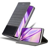 Cadorabo Case, združljiv s Samsungom v sivi črni barvi - zaščitni pokrov z magnetnim zapiranjem, stoječo funkcijo in režo za kartico, (20595817) Cene
