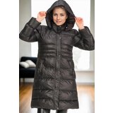 Dewberry Z6731 HK STYLE WOMEN'S COAT-BLACK-1 Cijene