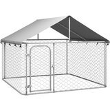  Zunanji pasji boks s streho 200x200x150 cm | Shoptok.si