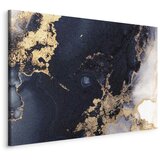  Slika - Marble and navy blue – abstract textured pattern inspired by the starry sky 60x40 Na talijanskom platnu | shoptok.hr