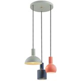  Argon 1479 - Luster na sajli SINES 3xE27/15W/230V zelena/plava/narandžasta | Eponuda.com