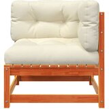  Kutna vrtna sofa s jastucima voštano smeđa od borovine | shoptok.hr
