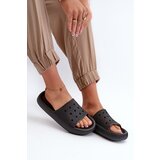 EVENTO Women's Foam Slides With Thick Sole Black Beula | shoptok.hr