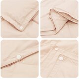  Set deka 2 kom. 200 x 200 cm Kapok i Poliester Bež | shoptok.hr