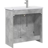  Set namještaja za kupaonicu Betonska siva 81 x 40 x 84,5 cm | shoptok.hr