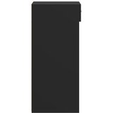  Komoda crna 45 x 42,5 x 93 cm od konstruiranog drva | shoptok.hr