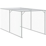  Kavez za kokoši s igralištem svjetlosivi 117x405x123 cm čelični | Eponuda.com