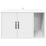 Mačja Kuća Bijelo 85 x 55 x 50 cm Konstruirano drvo | shoptok.hr