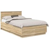  Okvir za krevet S LED lampica Sonoma hrast 120 x 200 cm - sonoma hrast 120 x 200 cm | shoptok.hr