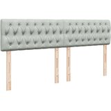 vidaXL Otomanska postelja z ležiščem svetlo siva 160x200 cm žametna | Shoptok.si