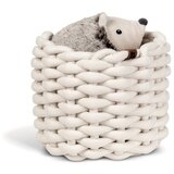 Bigso Tekstilna košara ø 21x17 cm Peach Skin Round S – | Shoptok.si