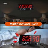 FULOON digitalna LED stenska ura 40 cm | Shoptok.si