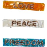 Urban Classics Statement Hair Clips 3-Pack multicolor | Shoptok.si
