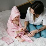 BabyOno ručnik bambus 100x100 cm, Leptir, roza | shoptok.hr