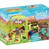 Playmobil 70120 - Spirit - Riding Free - Snips in gospod korenček s konjsko ogrado Cene