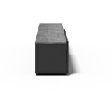 TemaHome Črna TV omarica v betonskem dekorju 180x38 cm Verone – | Shoptok.si