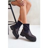 Zazoo 2947 Slip-On Women's Boots Made of Natural Leather Black | shoptok.hr