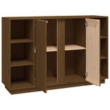  Komoda smeđa boja meda 120 x 35 x 80 cm od masivne borovine | Eponuda.ba