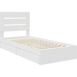  Krevet s od storage Bijelo 70 x 190 cm Konstruirano drvo | shoptok.hr