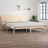 Furnova Posteljni okvir brez vzmetnice 200x200 cm trdna borovina, (22055731) | Shoptok.si