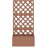  Sadilice s rešetkom 2 kom smeđe 65 x 33 x 135 cm WPC - Smeđa 65 x 33 x 135 cm 2 | shoptok.hr