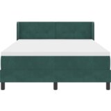 Box Spring Krevet s Madracem Tamno Zelena 160x200 cm Baršun | shoptok.hr