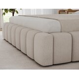 ELTAP Bež tapecirani bračni krevet s prostorom za odlaganje s podnicom 160x200 cm Lamica – | shoptok.hr