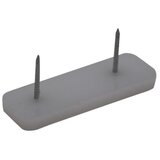 TOPCENT Stopica PVC s ekserom 10/1 fi45x16-1.4x15mm PVC bijeli GL.1291 | Eponuda.ba