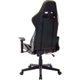 vidaXL Gaming stol črno in zlato umetno usnje | Shoptok.si