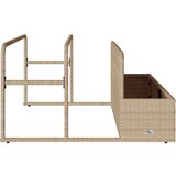  Plovak za pohranu uz bazen bež 110x100x57 cm poli ratan | shoptok.hr