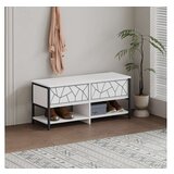 Hanah home cipelarnik inola shoe bench white | ePonuda.com