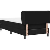  s opruga kutije s uzglavljem Crna 90 x 200 cm tkanina | shoptok.hr