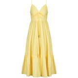 Michael Kors POPLIN MIDI DRESS žuta Cijene