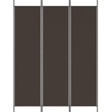 Sobna pregrada s 3 panela smeđa 150x200 cm od tkanine | shoptok.hr