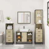 vidaXL 4-dijelni set kupaonskog namještaja boja hrasta sonome drveni | shoptok.hr