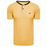 DStreet Basic men's T-shirt mustard RX5012 Cene
