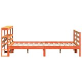  Okvir kreveta bez madraca voštano smeđi 160x200 cm od borovine | shoptok.hr