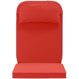 Jastuk za sunčanje 100% poliester Crvena 55 x 124 x 5 cm Slike