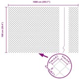  Zelena Lanci Ograda 1x10 m Čelik | shoptok.hr