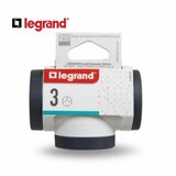 Legrand 694520 adapter bocno 3X2P+E (bela/t.siva) Cene