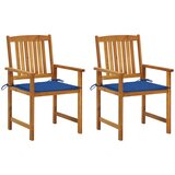 Maison Chic Vrtni stoli - Stol za vrt z blazinami 2 kosa trden akacijev les JS2183, (21876902) | Shoptok.si
