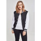 UC Ladies Women's two-tone College sweatshirt blk/wht Cene